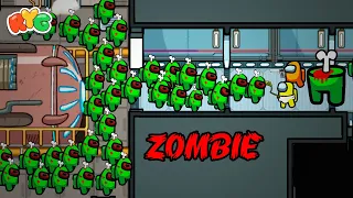 Among Us Team vs Lots of Zombies - Ep 15
