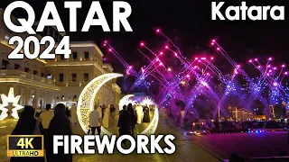 Fireworks in Katara | QATAR Eid 2024 4K #qatar #2024 #ramadan #4k
