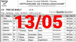 programme quinté jeudi 13/05/2021