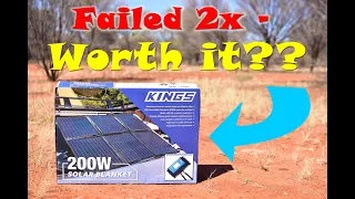 [FAILED 2x] Adventure Kings Solar Blanket - should you buy one??