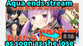 【ENG SUB】ミナトアクアは負けたら配信終了！