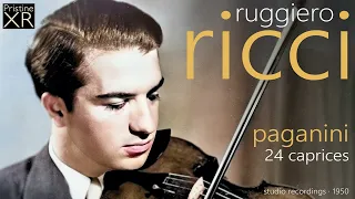RUGGIERO RICCI plays Paganini - Caprice No. 24 (1950) - Pristine PACM118