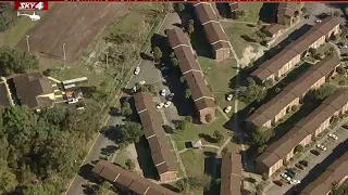 Large police presence at Hilltop Village Apartments