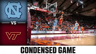 North Carolina vs. Virginia Tech Condensed Game | 2022-23 ACC Men’s Basketball