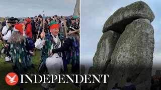 Winter solstice celebrations take place at Stonehenge