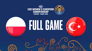 Poland v Turkey | Full Basketball Game | FIBA U20 Women's European Championship 2023