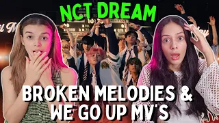 SISTERS REACTS TO NCT Dream 'Broken Melodies & We Go Up' MV's #nctreaction