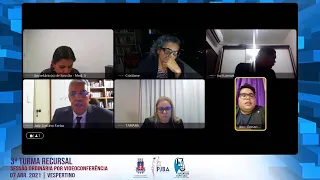 3ª Turma Recursal | Sessão Ordinária por Videoconferência | 07 Abril de 2021 | Vespertino