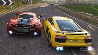 2016 Audi R8 V10 Plus - Forza Horizon 4  | Thrustmaster T300RS  | Goliath Race Gameplay