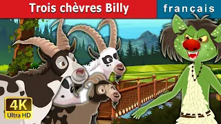 Trois chèvres Billy | Three Billy Goats in French | Contes De Fées Français