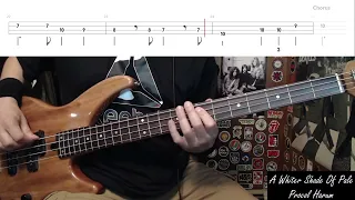 A Whiter Shade Of Pale by Procol Harum - Bass Cover with Tabs Play-Along