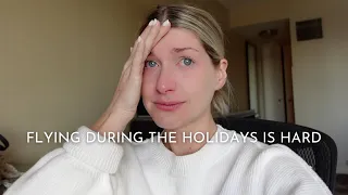 FLIGHT ATTENDANT VLOG: Working On Christmas, Getting Delayed, Sharing What I Got For Christmas