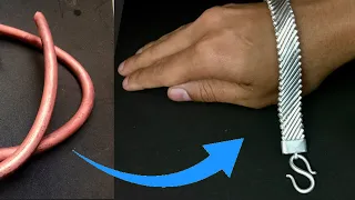 How I made a bracelet with copper 🤩