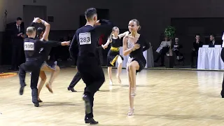 Джайв / Юниоры-2 La (E) финал - Kinezis Stars 2023 (Минск) спортивные бальные танцы
