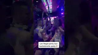 It’s raining 🌧️ inside a Vegas bachelorette party bus party! #lasvegas #bacheloretteparty #sincity