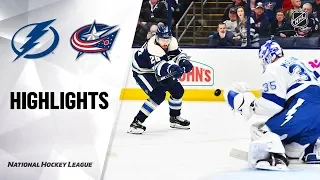 Коламбус - Тампа-Бэй / NHL Highlights | Lightning @ Blue Jackets 2/10/20