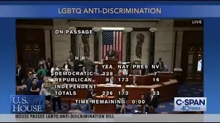 U.S. House Passes Sweeping Equality Act to Expand LGBTQ Civil Rights