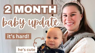2 MONTH BABY UPDATE MOM OF 4 // BABIES CAN BE REALLY HARD // 2 MONTH POSTPARTUM UPDATE