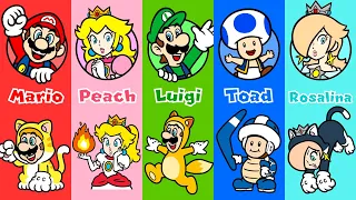 Super Mario 3D World (Switch) - All Characters