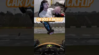 CAR DOES BACKFLIP IN OPEN LOBBY #f1game #f1 #f123 #f1esports #racing #formula1