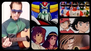 (#67) Medley :10 Génériques de dessins animés (3 min acoustic cover)