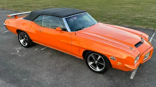 Test Drive 1972 Pontiac LeMans Convertible SOLD $31,900 Maple Motors #2445