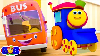 Wheels on the Bus + More Nursery Rhymes & Kids Songs by Bob The Train