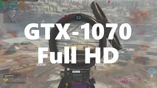 Тест Видеокарты GTX-1070 в варзоне сколько выдаст фпс в Full HD разрешении. Настройки для 100+фпс.