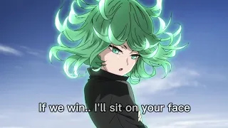 One Punch Man - tatsumaki "if we win I'll sit on your face"