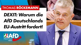 Darum wäre ein DEXIT gut für Deutschland! – Thomas Röckemann (AfD)