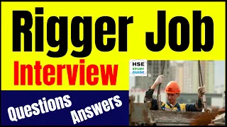 Rigger Interview Questions & Answers in Hindi | Rigger Interview | Rigger Job Q/A | HSE STUDY GUIDE