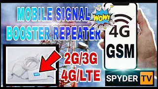 Mobile Signal Booster Installation Tri Band 2G/3G/4G LTE Signal Booster/Repeater | Repeater 2021