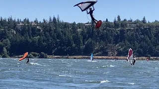 A Day Wingfoiling at The Hatchery