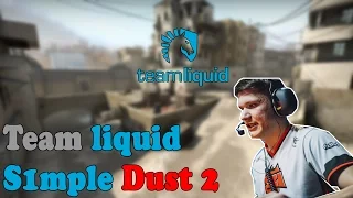 Team Liquid s1mple playing CS:GO Faceit on Dust 2 (twitch stream)