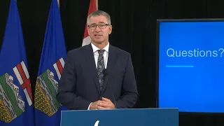 Alberta finance minister provides fiscal update – November 24, 2020