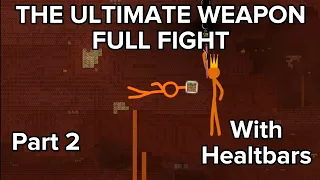 Animation vs. Minecraft - The Ultimate Weapon - Full Fight (Part 2) - With Healtbars