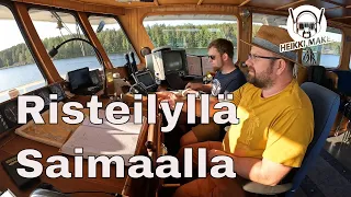 Risteilyllä Saimaalla Ekin partion Lola 3 aluksella