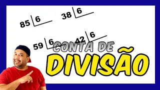 ➗ CONTAS DE DIVISÃO - Matemática Básica - Aula de Divisão  ∫ f( Prof. Telmo )dλ