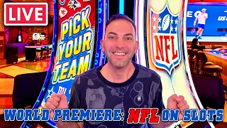 🏈 TWO WORLD PREMIERES: NFL Slot Machine & Top Dollar GRAND