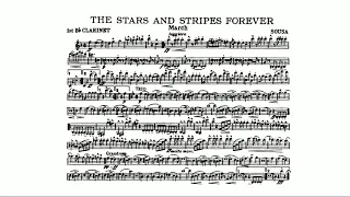 The Stars and Stripes Forever (Sousa, John Philip) 1st B flat clarinet