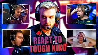 CSGO PROS & CASTERS REACT TO NIKO PLAYS