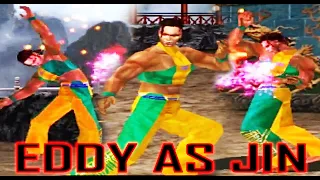 [TAS] Eddy With Jin's Moves Gameplay - Tekken 3 (Arcade Version) (Requested)