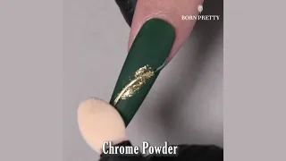 Easy 3D Chrome Nail Style💅- Friendly For Nail Beginners I BORN PRETTY