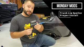 Proper Lip Spoiler Install Using Riv-nuts