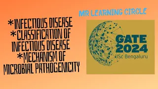 GATE 2024|XL| Infection| Classification of infectious disease| Mechanism of microbial pathogenicity