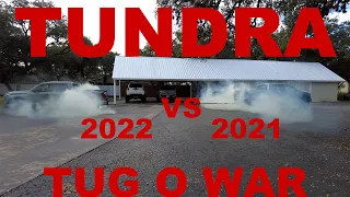 2021 Toyota Tundra Vs 2022 Toyota TundraTug O War – Pull Off JUST FOR FUN!