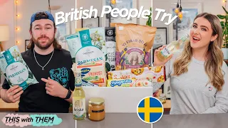 Does Sweden have *THE BEST* Snacks?! - This With Them
