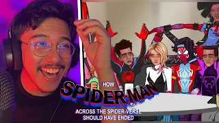 Spider-Man Across The Spider-Verse How It Should Have Ended REACTION !