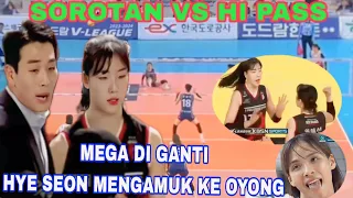 Hye-seon setter red sparks emosi saat Ho young Ambil tugas nya megawati