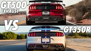 2020 Shelby GT500 vs GT350R Exhaust Battle